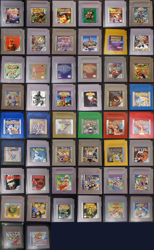 GBC Video Game Cartridge Collection Nintendo Gameboy Color - for just $13.99! 