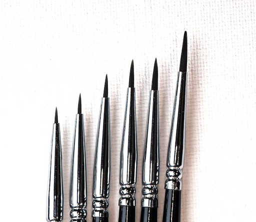SleepwalkAir: Ghost Brush - Maxton Black - Legendary Miniature Detail Brush Set (6) - for just $19.99! 