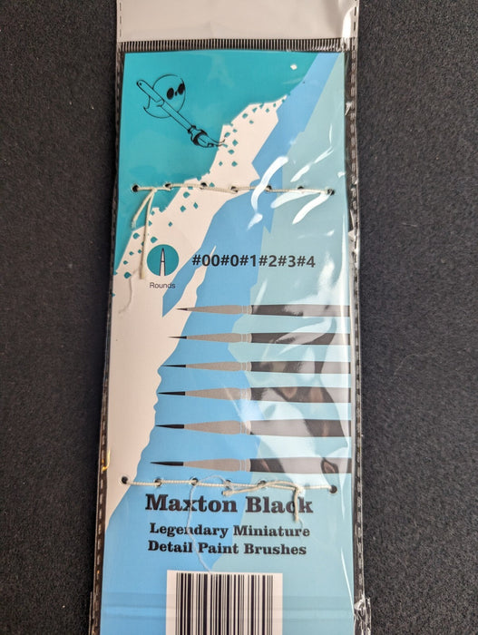 SleepwalkAir: Ghost Brush - Maxton Black - Legendary Miniature Detail Brush Set (6) - for just $19.99! 
