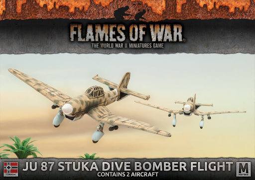 Flames of War: German Ju 87 Stuka Dive Bomber Flight (Mid War-Afrika Korps) - for just $30! 