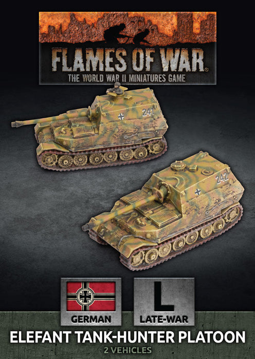 Flames of War: German Elefant Tank-Hunter Platoon (Late War) - for just $27! 