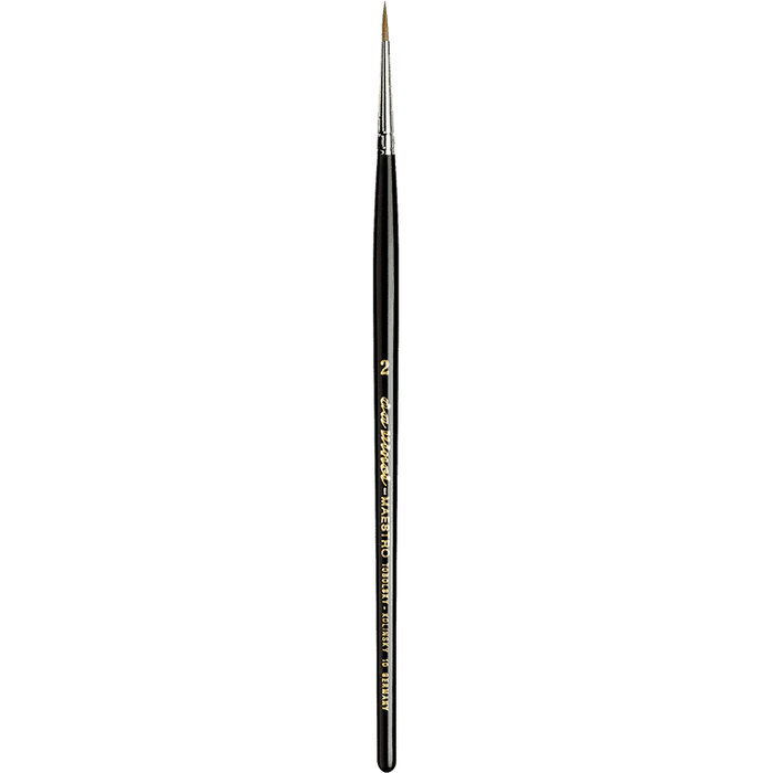Da Vinci: Maestro - Kolinsky Red Sable Brush - Series 10 - Size 2 - Round - for just $30.95! 