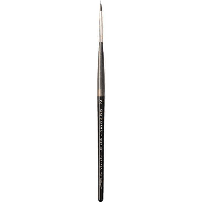 Da Vinci: Miniature Maestro - Kolinsky Red Sable Brush - Series 76 - Size 2 - Round, Short and Pointed - for just $31.95! 