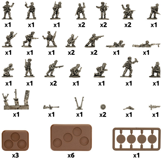 Flames of War: German Afrika Korps Rifle Platoon (Mid War) - for just $14.50! 