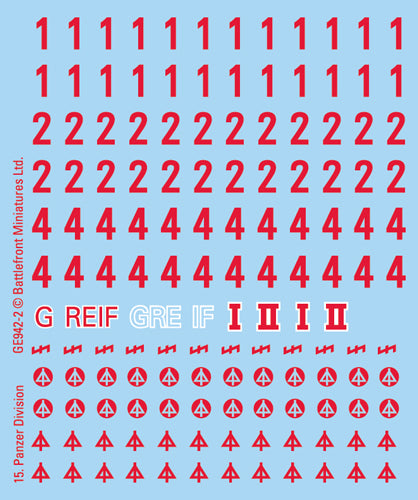 Flames of War: German DAK Decals - for just $13! 