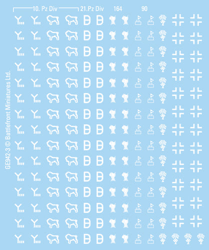 Flames of War: German DAK Decals - for just $13! 