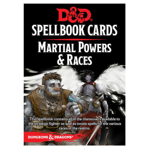 D&D Spellbook Cards: Martial Powers & Races - for just $10.99! 