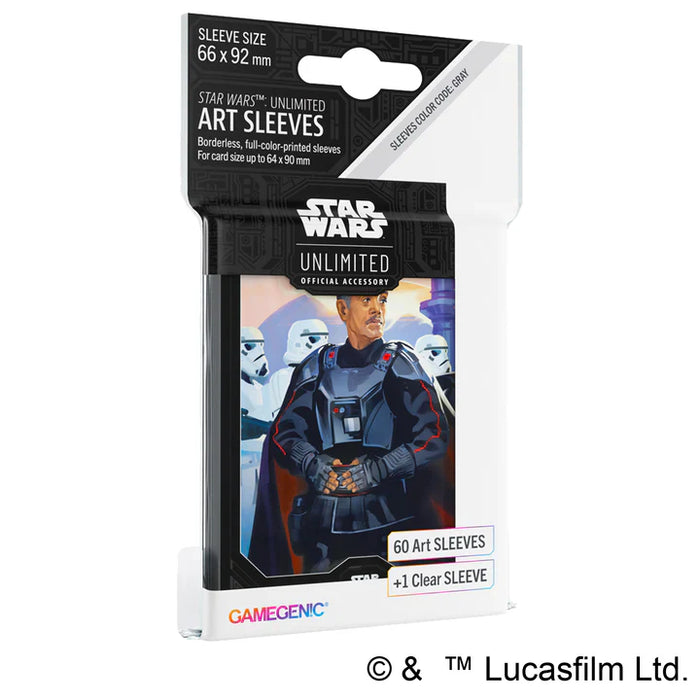 Gamegenic Star Wars: Unlimited Art Sleeves - Moff Gideon (60ct) - for just $5.95! 