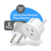 OREI American USA To European Schuko Germany Plug Adapters CE Certified Heavy Duty - 2 Pack (GS20) - Just $7.99! Shop now at Retro Gaming of Denver