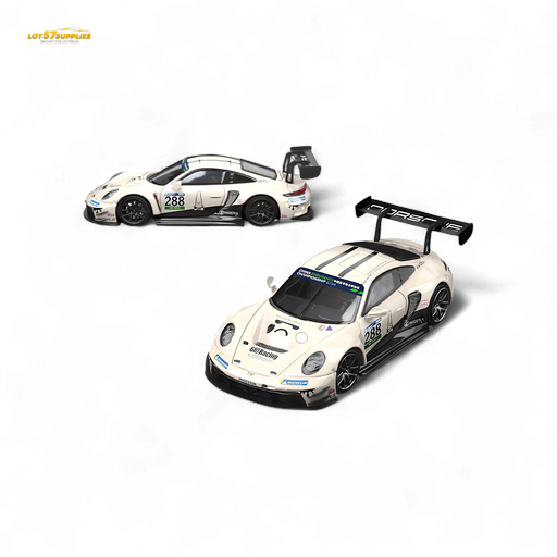 SR STAR RACE Porsche 911 GT3 Racing Milky White No.288 Racing 1:64 - for just $32.99! 