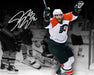 Simon Gagne Philadelphia Flyers Game 7 Game-Winning Goal v. Bruins Autographed 11x14 Blackout Photo - for just $69.99! 