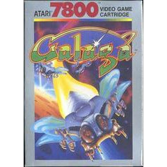 Front cover view of Galaga Atari 7800
