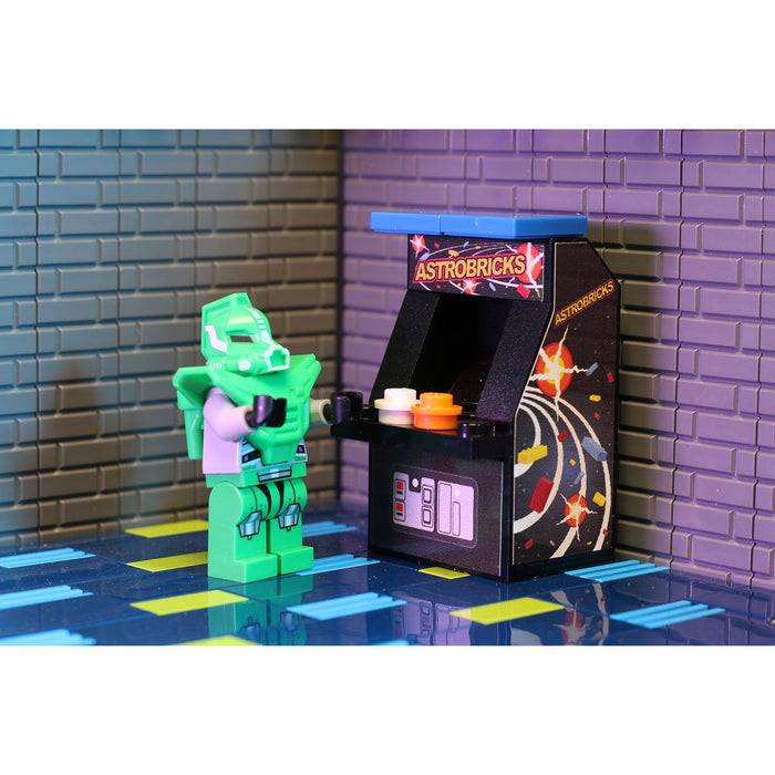 Astrobricks Arcade Machine made using LEGO parts - Premium Custom LEGO Kit - Just $9.99! Shop now at Retro Gaming of Denver