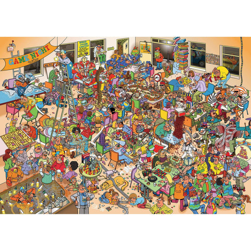 Game Night 1000 Piece Premium Jigsaw Puzzle Art & Fable - for just $34.99! 