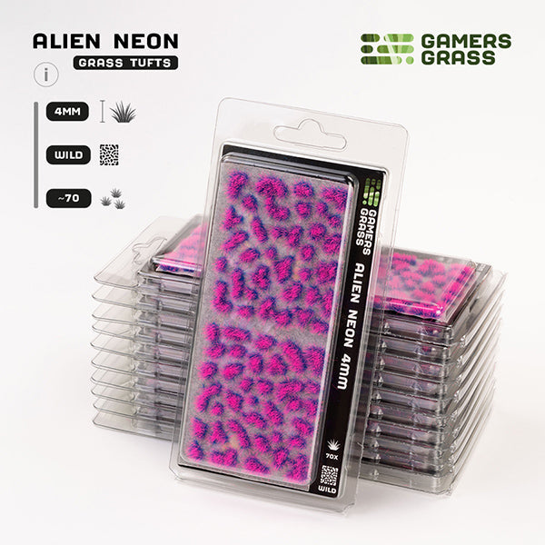 Gamers Grass Tufts: Alien Tufts- Neon 4mm- Wild - for just $7.99! 