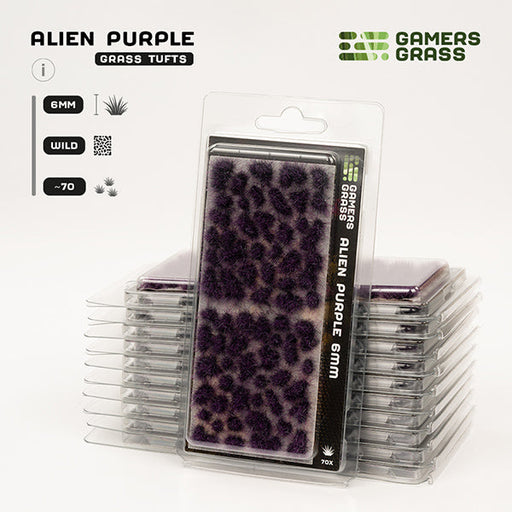 Gamers Grass Tufts: Alien Tufts- Purple 6mm- Wild - for just $7.99! 