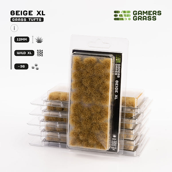 Gamers Grass Tufts: Beige XL 12mm- Wild XL - for just $9.99! 