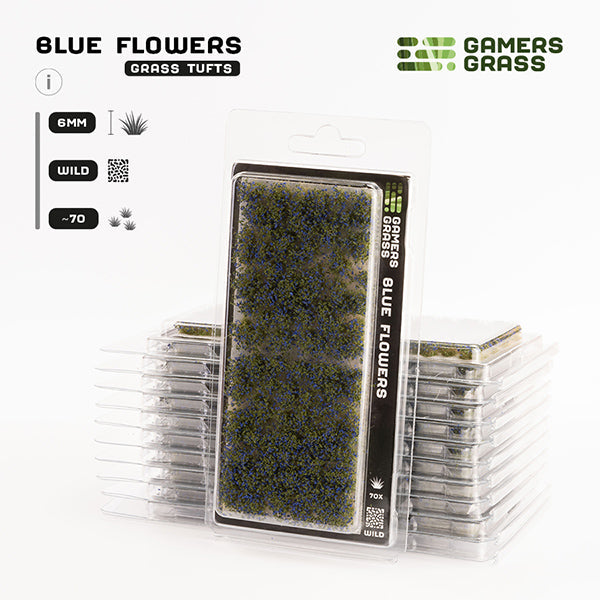 Gamers Grass Tufts: Blue Flowers- Wild - for just $8.99! 