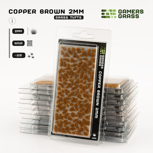 Gamers Grass Tufts: Copper Brown 2mm- Wild - for just $5.95! 