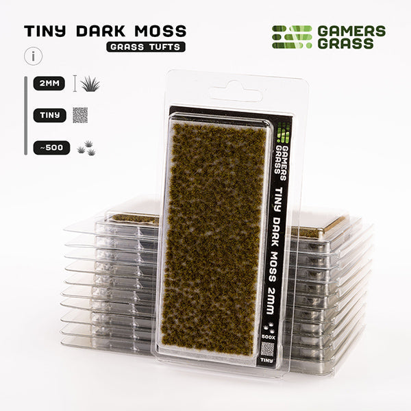 Gamers Grass Tufts: Dark Moss- Tiny - for just $10.99! 