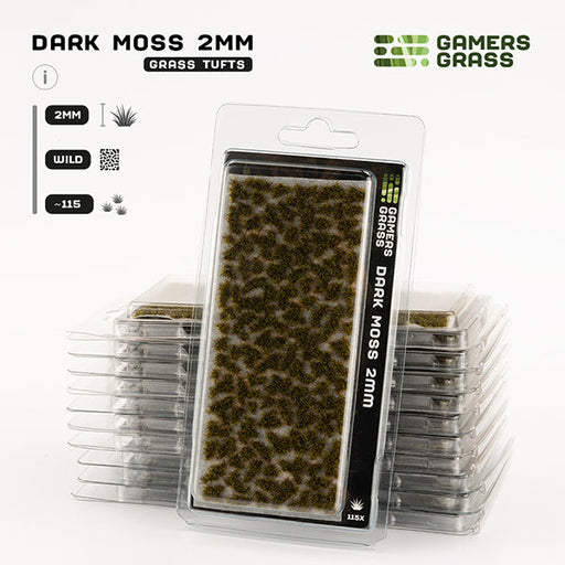 Gamers Grass Tufts: Dark Moss 2mm- Wild - for just $7.99! 