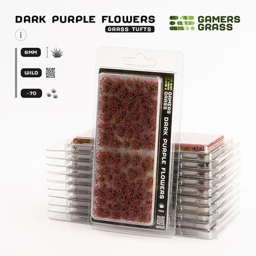 Gamers Grass Tufts: Dark Purple Flowers- Wild - for just $8.99! 