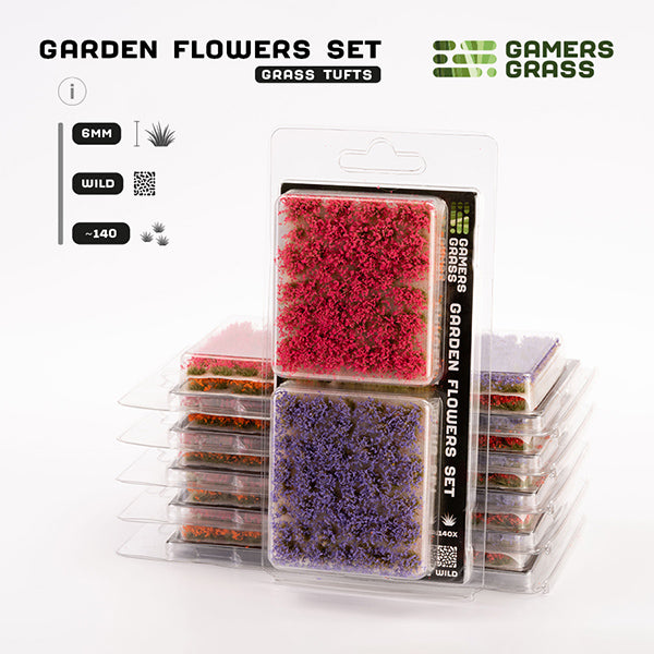 Gamers Grass Tufts: Garden Flowers Set- Wild - for just $15.95! 