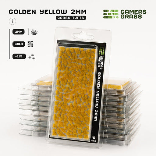 Gamers Grass Tufts: Golden Yellow 2mm- Wild - for just $8.99! 