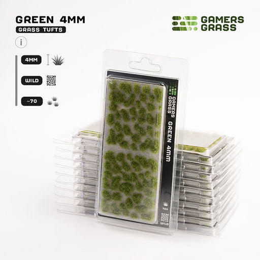 Gamers Grass Tufts: Green 4mm- Wild - for just $5.95! 