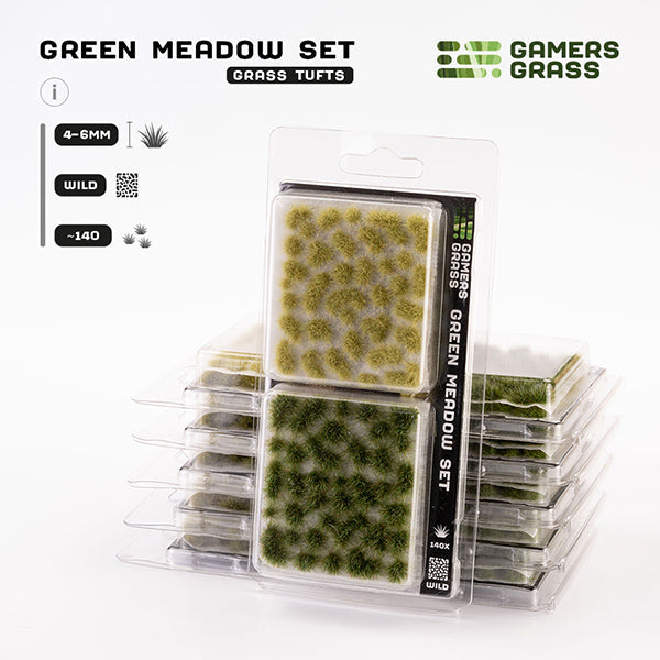 Gamers Grass Tufts: Green Meadow Set- Wild - for just $11.75! 