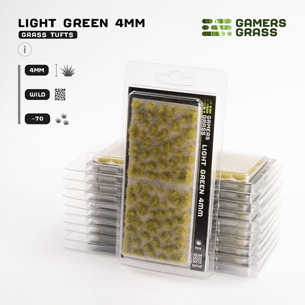 Gamers Grass Tufts: Light Green 4mm - Wild - for just $7.99! 