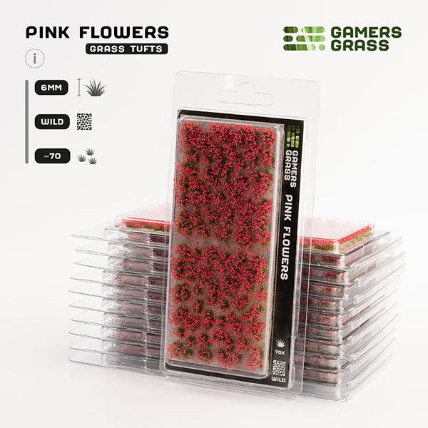 Gamers Grass Tufts: Pink Flowers- Wild - for just $7.55! 