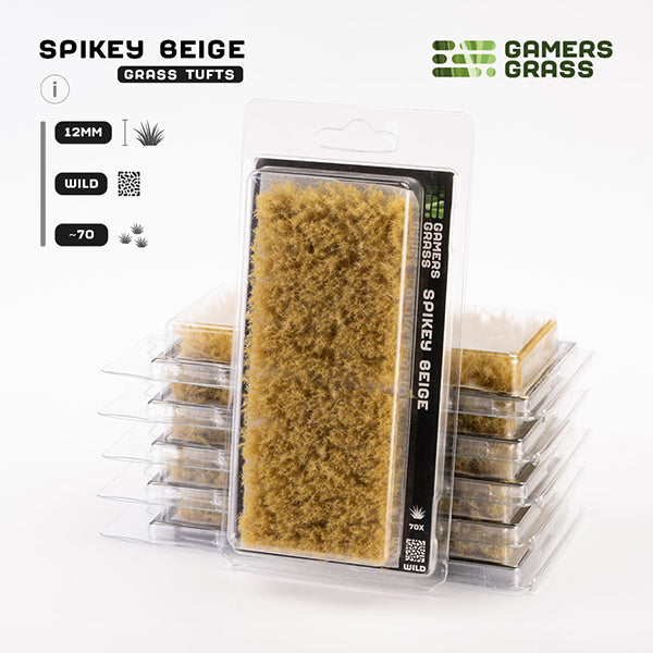 Gamers Grass Tufts: Spikey Beige 12mm- Wild - for just $8.45! 