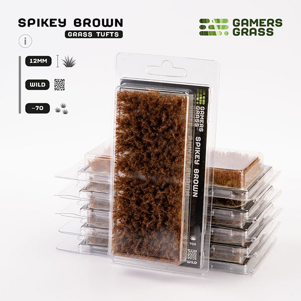 Gamers Grass Tufts: Spikey Brown 12mm- Wild - for just $8.45! 