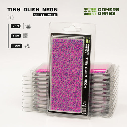 Gamers Grass Tufts: Tiny Alien Tufts- Neon 2mm - for just $10.99! 