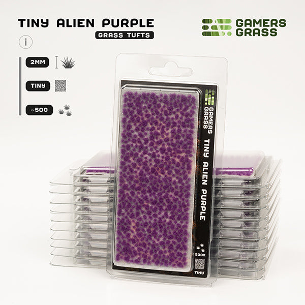 Gamers Grass Tufts: Tiny Alien Tufts- Purple 2mm - for just $10.99! 