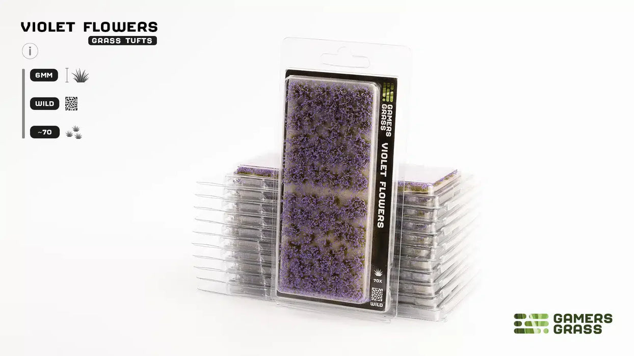 Gamers Grass Tufts: Violet Flowers- Wild - for just $9.99! 