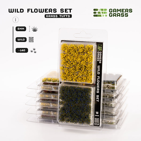 Gamers Grass Tufts: Wild Flowers Set- Wild - for just $15.95! 