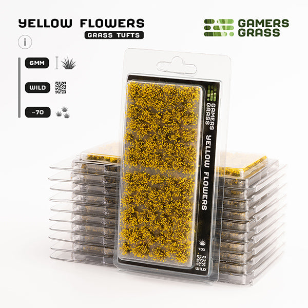 Gamers Grass Tufts: Yellow Flowers- Wild - for just $7.55! 