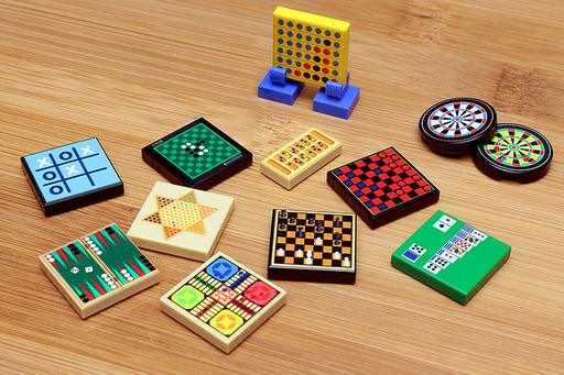 Classic Board Games Pack made using LEGO parts - B3 Customs - Just $17.99! Shop now at Retro Gaming of Denver