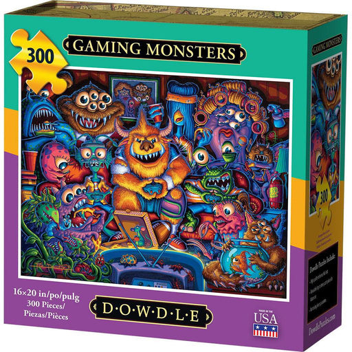 Gaming Monsters 300 Piece Jigsaw Puzzle Dowdle - for just $19.99! 