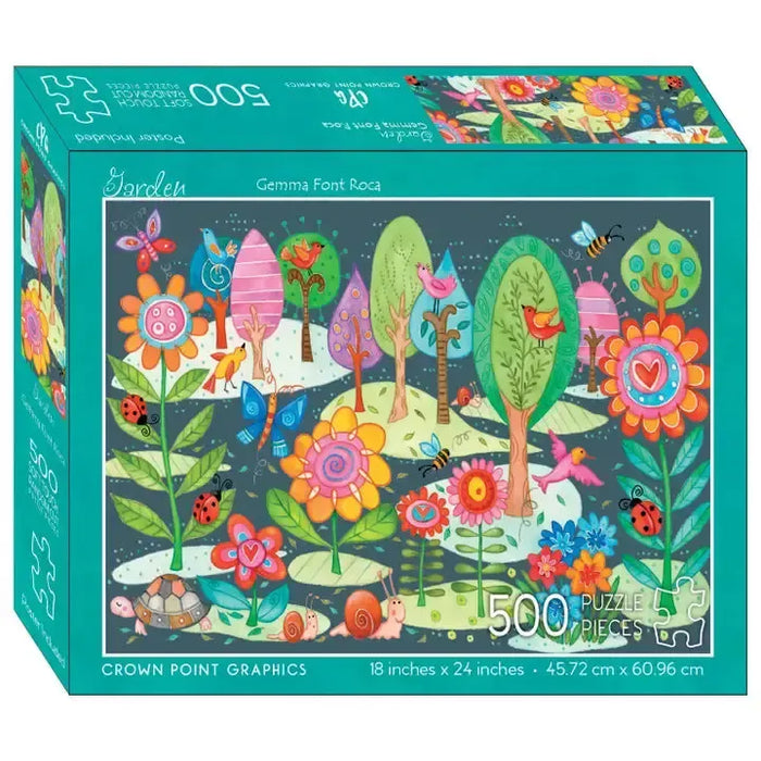 Garden 500 Piece Soft Touch Jigsaw Puzzle Crown Point - for just $19.99! 