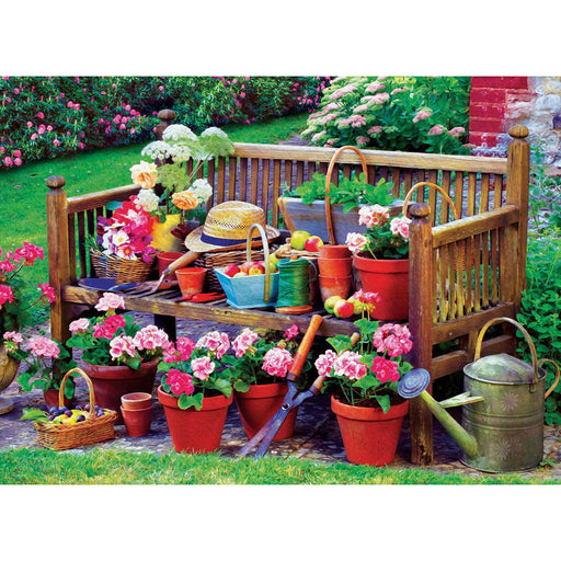 Garden Bench 1000 Piece Jigsaw Puzzle Eurographics - for just $19.99! 