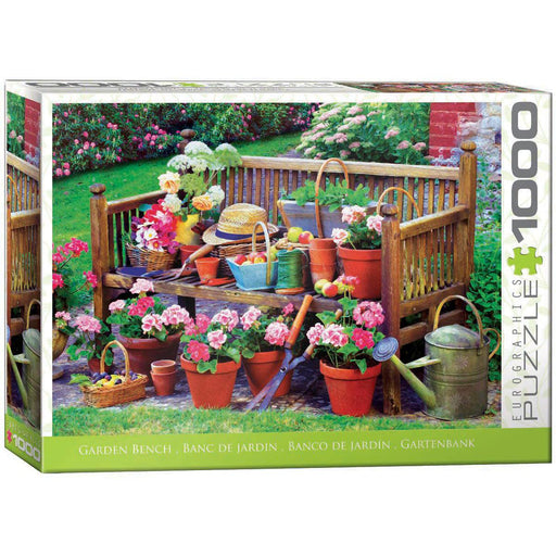 Garden Bench 1000 Piece Jigsaw Puzzle Eurographics - for just $19.99! 