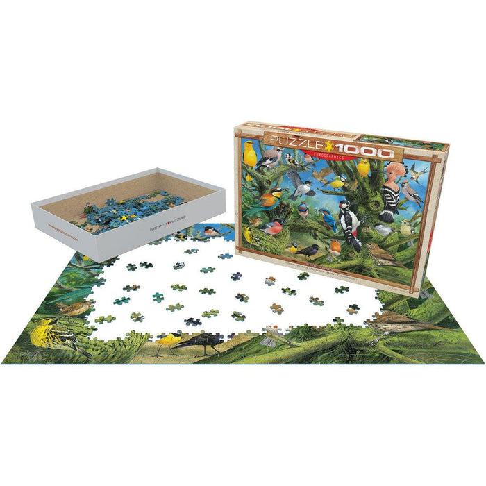 Garden Birds 1000 Piece Jigsaw Puzzle Eurographics - for just $19.99! 