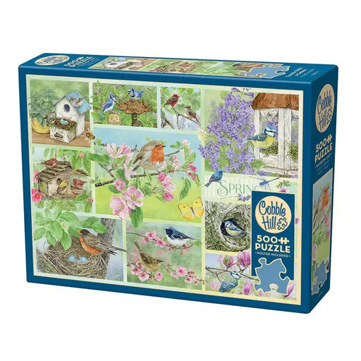 Garden Birds in Spring 500 Piece Jigsaw Puzzle Cobble Hill - for just $17.99! 