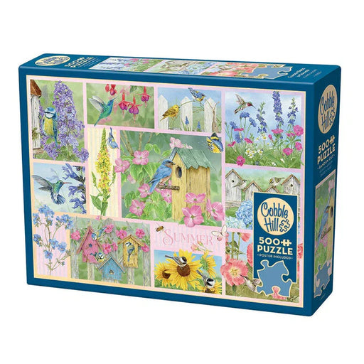 Garden Birds in Summer 500 Piece Jigsaw Puzzle Cobble Hill - for just $17.99! 