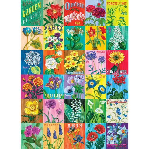 Garden Delights "Mixed Up" 1000 Piece Jigsaw Puzzle PuzzleTwist - for just $25.99! 