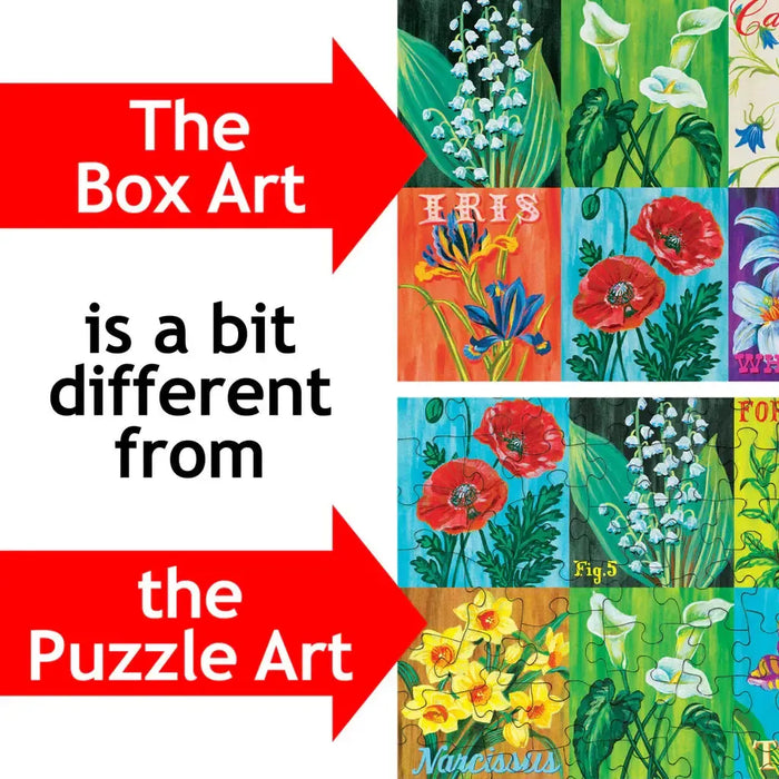 Garden Delights "Mixed Up" 1000 Piece Jigsaw Puzzle PuzzleTwist - for just $25.99! 