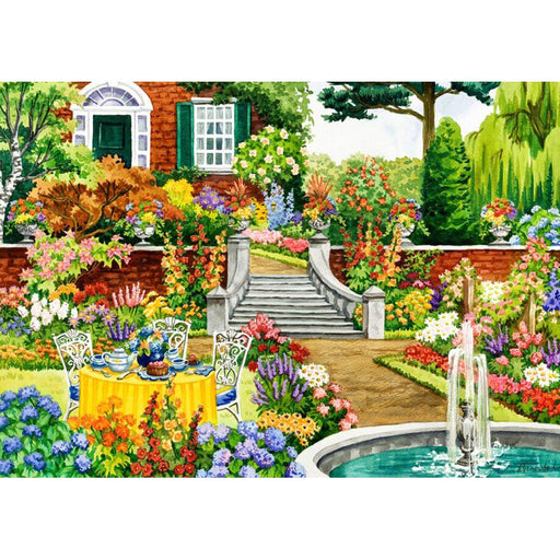 Garden Five O'clock 200 Piece Wood Jigsaw Puzzle Wooden City - for just $19.99! 